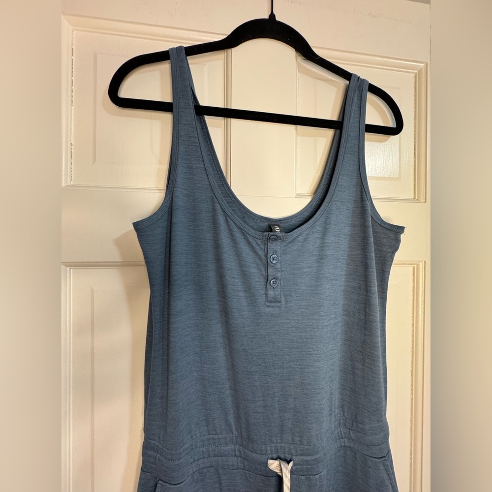 Vuori Falls Jumpsuit in Light Azure Heather - Picture 3 of 6